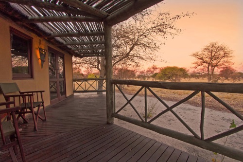 Deception Valley Lodge terras kamer